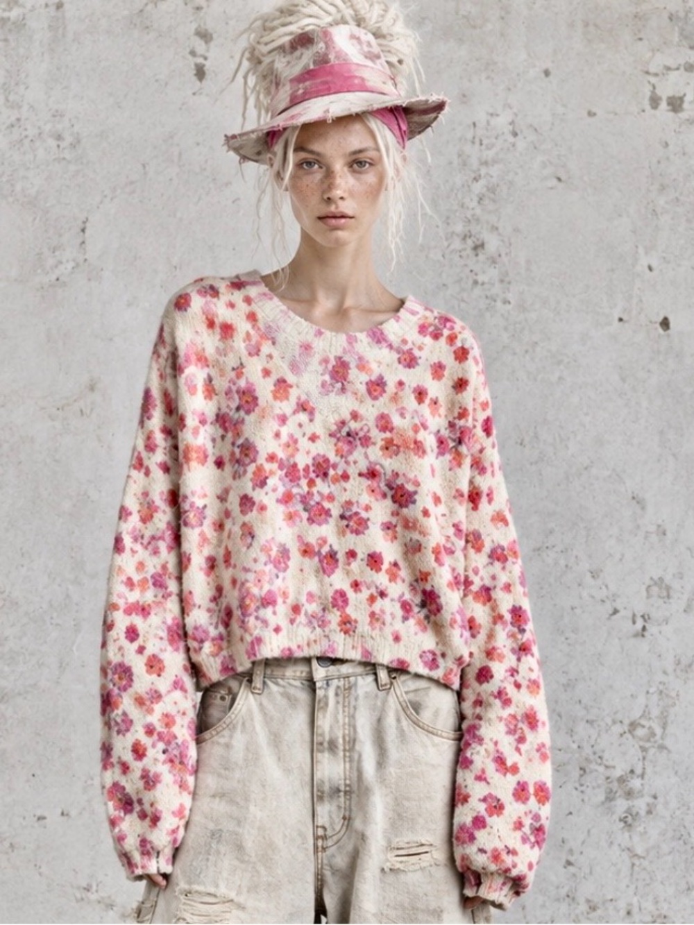 Indie Moi floral sweater
